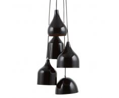 Lampadario nero Savio