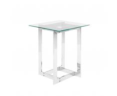 Tavolino Dim: 110x70x45 h cm Links Col: Argento Life A22 Mat: Metallo.