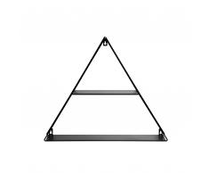 Scaffale da muro in colore nero NORDEN