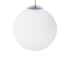 Lampadario in vetro bianco BARROW L