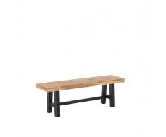 Panchina in legno nero marrone SCANIA