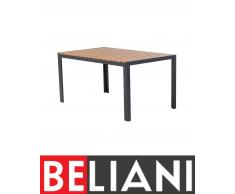 Tavolo da giardino 150x90cm in alluminio e poliwood COMO