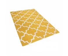 Tappeto giallo in cottone 160x230 cm SILVAN