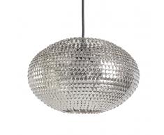 Lampada da soffitto in metallo color nichel REINE