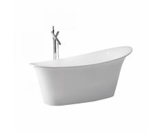 Vasca da bagno freestanding ovale in acrilico - HAITI