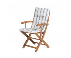 Cuscino per sedia da giardino JAVA/MAUI beige verde