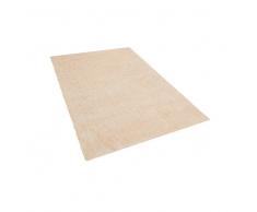 Tappeto shaggy beige chiaro 80 x 150 cm DEMRE