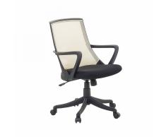 Sedia da ufficio beige - Poltrona da ufficio regolabile - ERGO