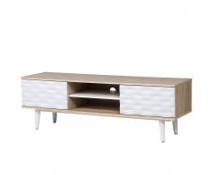 Mobile TV marrone chiaro e bianco SWANSEA