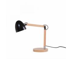 Lampada da tavolo - e comodino - illuminazione - nera - VELEKA
