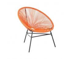 Sedia moderna arancione stile spaghetti ACAPULCO
