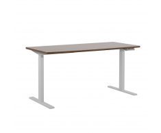 Scrivania regolabile marrone-bianco 160 x 72 cm UPLIFT II