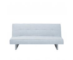 Divano letto in tessuto azzurro 189 cm DERBY piccolo