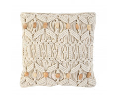 Cuscino decorativo beige 45x45cm NICAEA