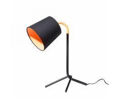 Lampada da tavolo nera moderna MOOKI