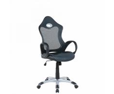 Sedia da gaming e ufficio in tessuto traspirante grigio verde iCHAIR