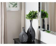 Vaso da fiori alto colore nero THAPSUS