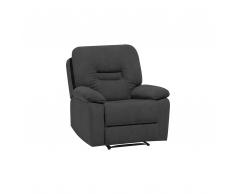 Tidyard Poltrona Reclinabile,Poltrona Relax Reclinabile Poltrona Relax in Similpelle,Gambe Regolabile Grigia