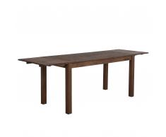 Tavolo da pranzo estendibile in legno marrone scuro 180 x 85 cm MAXIMA