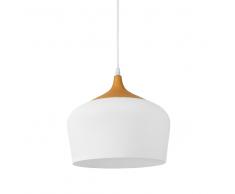 Lampadario in alluminio bianco opaco ANGARA