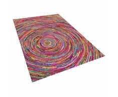 Tappeto multicolore in cotone - 160x230cm - MALATYA