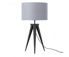 Lampada da tavolo moderna grigio chiaro STILETTO