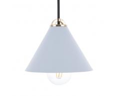 Lampada da soffitto in metallo color azzurro ARAGON