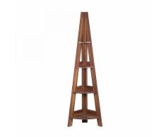Scaffale in legno marrone color noce - MOBILE SOLO