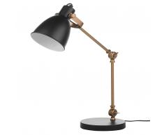 Lampada da tavolo 73cm in color nero CLARENCE