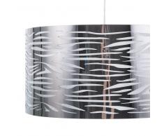 Lampadario in metallo color argento TORNO