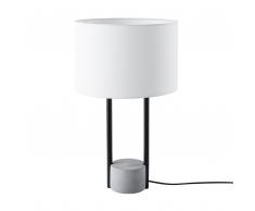 Lampada da tavolo bianca 60cm REMUS
