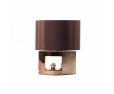 Lampada - Da tavolo - Da comodino - Colore marrone - DUERO