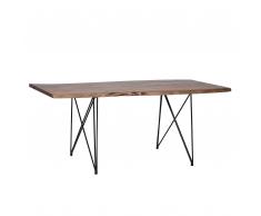 Tavolo da pranzo 200x100cm marrone MUMBAI