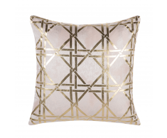 Cuscino decorativo geometrico 45x45cm rosa CASSIA