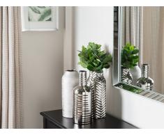 Vaso di fiori decorativo argento MOTYA