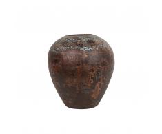 Vaso decorativo in rame e blu NIDA