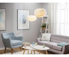 Lampada da soffitto in piuma bianca FOG mini