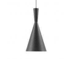 Lampadario di metallo nero/dorato TAGUS