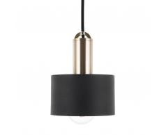 Lampadario in metallo color nero NARCEA