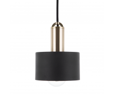 Lampadario in metallo color nero NARCEA