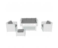 Set di federe grigio per cuscini di ROMA