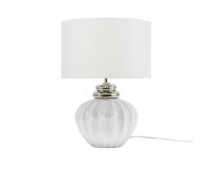Lampada da tavolo in ceramica in color bianco NERIS