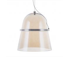 Lampadario in vetro colore giallo oro ARDILLA