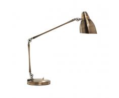 Lampada da tavolo moderna in metallo color ottone - PATOKA