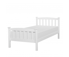 Letto singolo in legno in color bianco, 90x200cm GIVERNY
