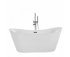 Vasca da bagno freestanding ovale in acrilico bianco - ANTIGUA