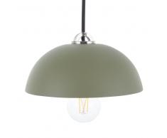 Lampadario in metallo verde ESERA