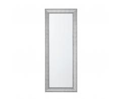 Specchio da parete in colore argento 50 x 130 cm BUBRY