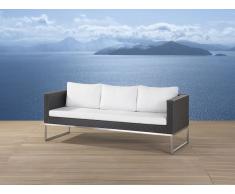 Set di federe per divano da giardino bianco CREMA