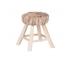 Comodino in legno chiaro ORITZ